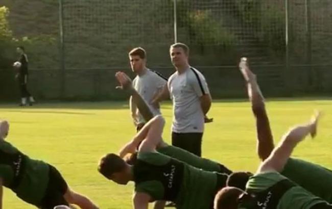 Ребров провел первую тренировку в "Ференцвароше"