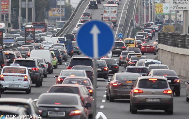 У центрі Києва утворилися затори