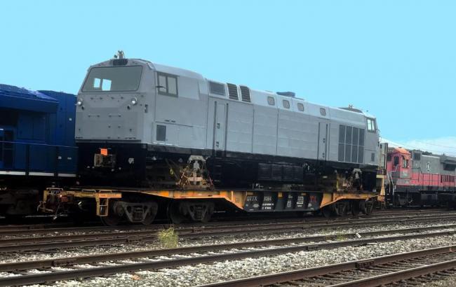 General Electric сегодня отправил для "Укрзализныци" первый локомотив