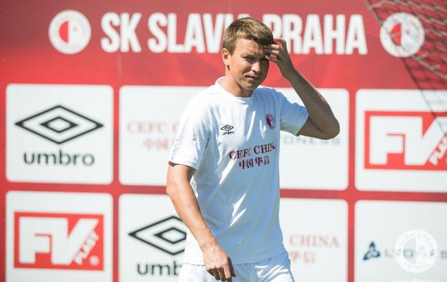 Ротань провел первую тренировку в "Славии"