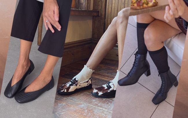Балетки, шнуровка и животный принт: модная обувь на весну, которую стоит примерить