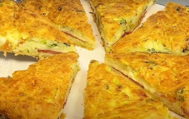 Ни один кабачок не пропадет. Рецепт сытного и хрустящего пирога