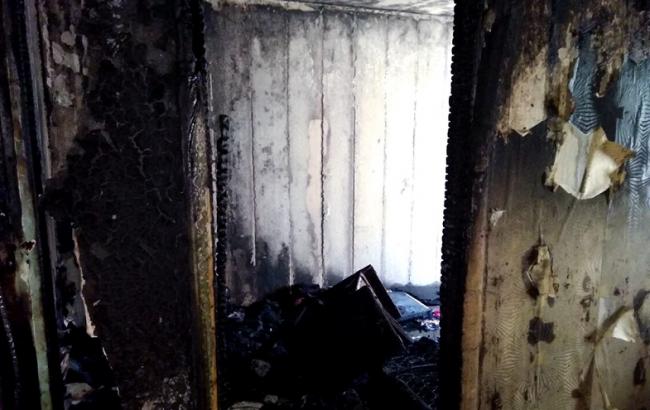 В Харькове в жилом доме из-за взрыва газа произошел пожар