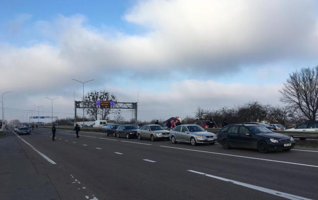По факту перекрытия трассы Киев-Чоп начато досудебное расследование