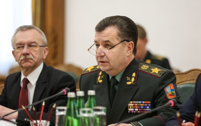 Полторак ожидает проверки миссией ОБСЕ информации о неотведенном вооружении боевиков