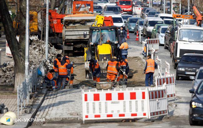 В Киеве до зимы ограничили движение на выезде в Бучу