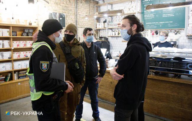 В Украине за три дня более 1,6 тысячи заведений нарушили карантин