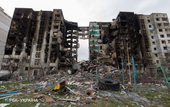 Как выглядит уничтоженная оккупантами Бородянка: фоторепортаж