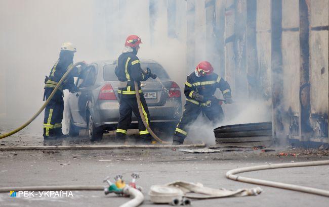 Во Львове горела гостиница. Посетителей эвакуировали, обошлось без жертв