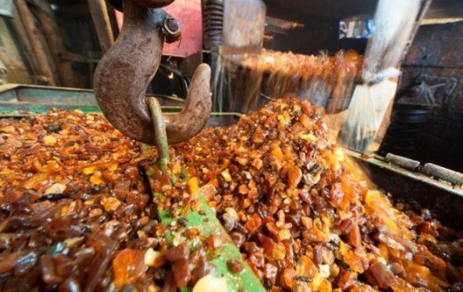 В Ровенской обл. правоохранители изъяли 57 кг янтаря