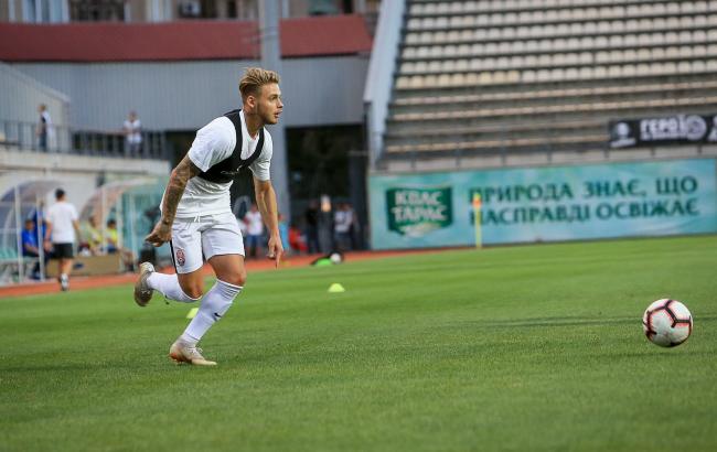 Игрок "Зари" извинился за удаление в матче с "РБ Лейпцигом"