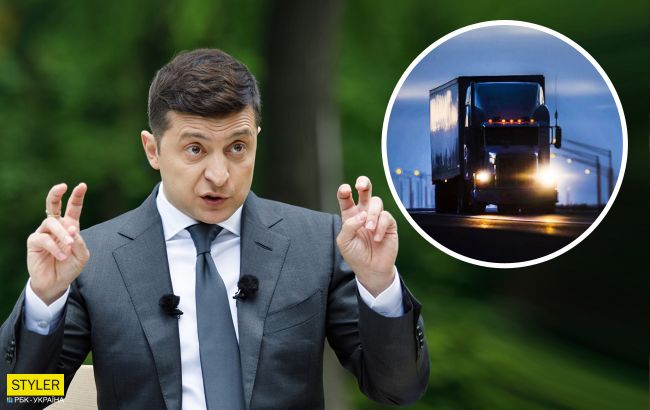 Зеленський "увірвався" у чат далекобійників і назвав їх "засранцами" (відео)