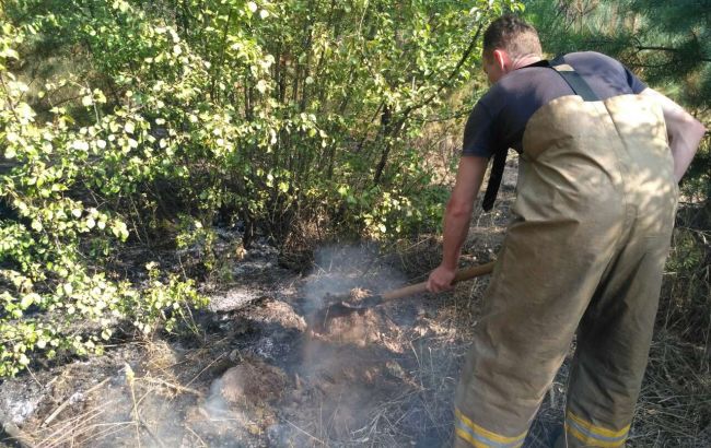 Рятувальники локалізували пожежу в Харківській області