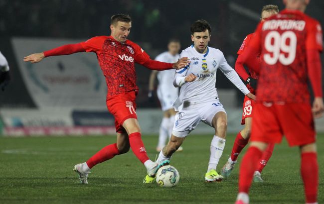 "Динамо" сенсаційно втратило перемогу над "Вересом" на останній хвилині