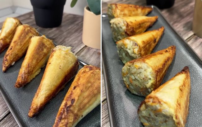 "Рибні хвостики": рецепт закуски з рибою у вафельних ріжках