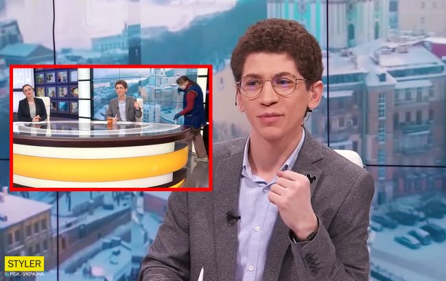 Украинская уборщица стала звездой интернета: мыла пол в прямом эфире с ведущими (видео)