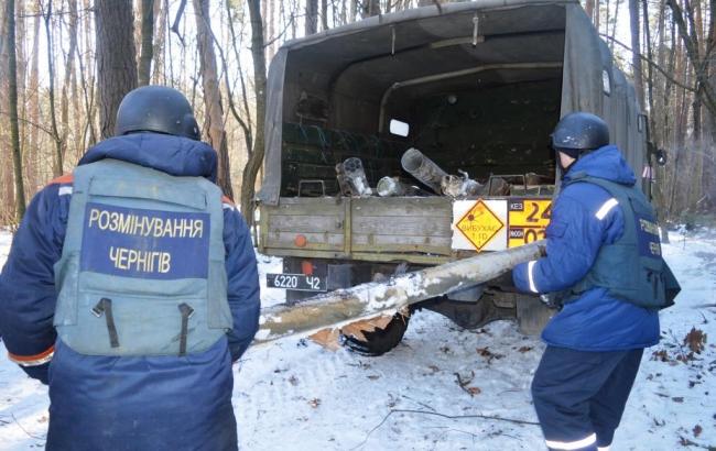 После взрывов под Ичней изъяли свыше 91 тыс. взрывоопасных предметов