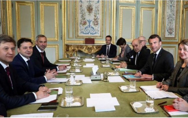 Зеленский встретился с Макроном