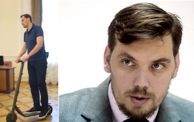 С Днем знаний: Гончарук на самокате с фонариком&nbsp;"показал" школьникам Кабмин (видео)