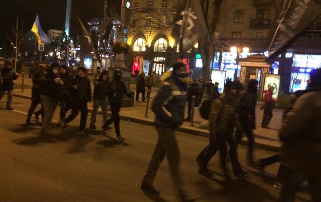 День достоинства и свободы: активисты двинулись в сторону Бессарабской площади