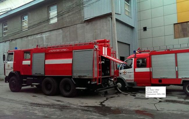 В Хмельницком произошел пожар в оздоровительно-развлекательном комплексе