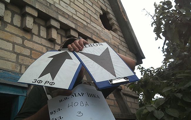 Боевики из БМП обстреляли жилые районы Марьинки