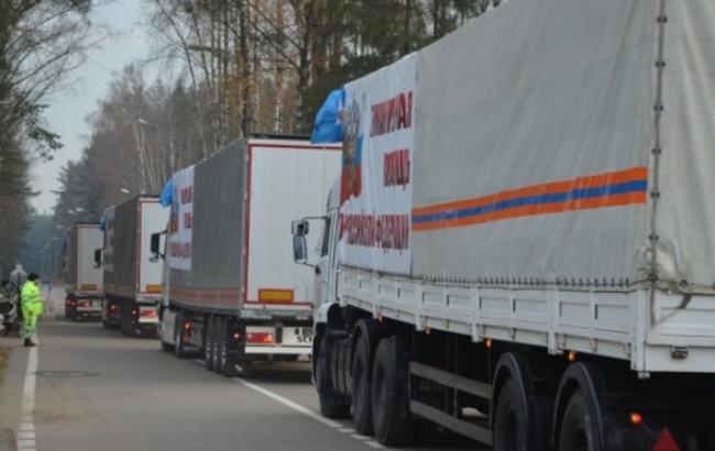 Только в одной машине девятого "гумконвоя" РФ были продукты, в остальных - топливо для танков, - Порошенко