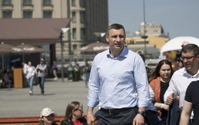 Кличко открыл наземную часть Почтовой площади