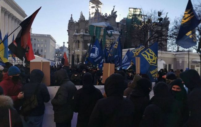 В Киеве прошел протест под Офисом президента:&nbsp;названы требования