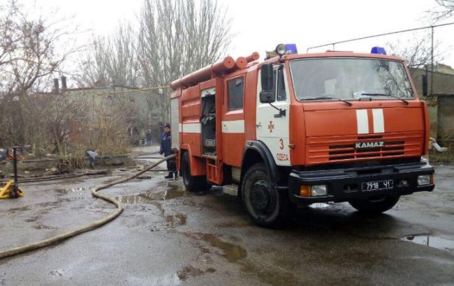 В Одессе горел завод полиграфических машин