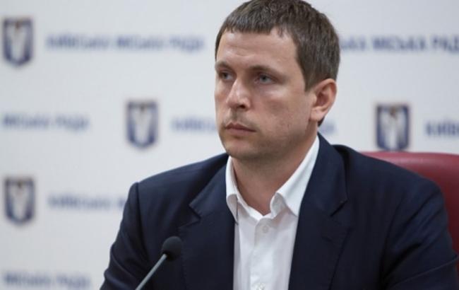 Бетонные разделители зон на Контрактовой площади - временное явление, - КГГА