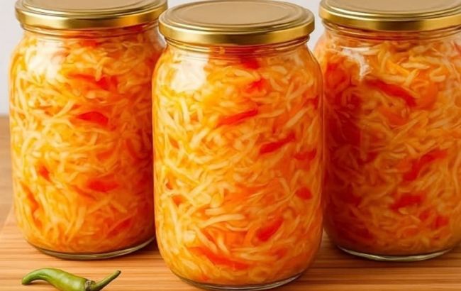 Найшвидший рецепт салата з капусти на зиму, який ви полюбите назавжди