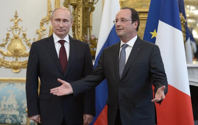 Олланд и Путин договорились координировать авиаудары по ИГИЛ