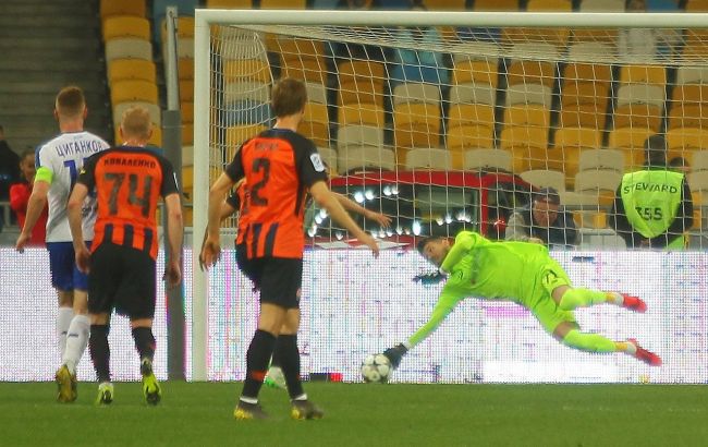 Голкипер "Динамо" Бойко признан лучшим игроком 25 тура УПЛ