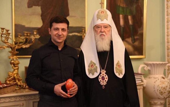 Зеленский встретился с Филаретом