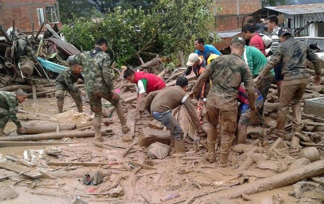 Зсув у Колумбії: кількість жертв зросла до 290