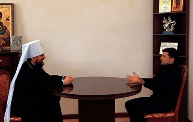 Зеленский и Епифаний проводят встречу