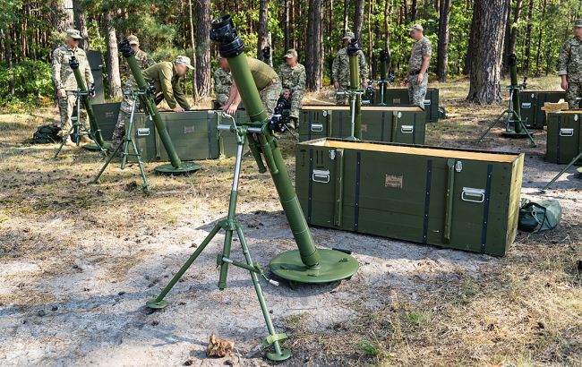 Силы ТРО получили первые 53 миномета в рамках инициативы ОККО и "Повернись живим"