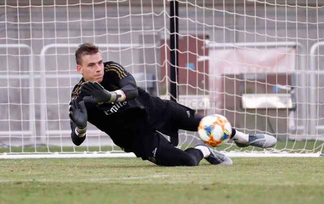 Лунин включен в заявку "Реала" на спарринг с "Зальцбургом"