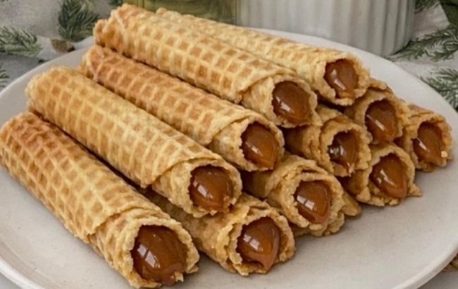 Вафельні трубочки зі згущеним молоком: смак дитинства, який легко повторити вдома