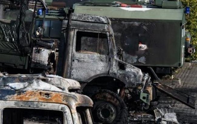 На территории одной из фирм Бремена сгорели 15 грузовиков бундесвера