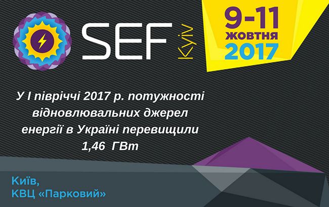 У&nbsp;I&nbsp;півріччі 2017 р. потужності відновлювальних джерел енергії в Україні перевищили&nbsp;1,46&nbsp;&nbsp;ГВт