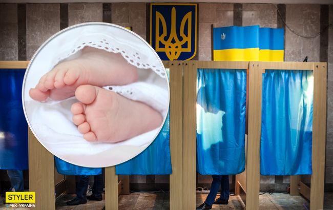 Віддала борг батьківщині: киянка стала мамою прямо на виборчій дільниці