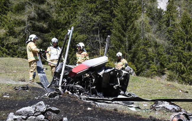 В Австрии разбился частный вертолет, погибли два человека