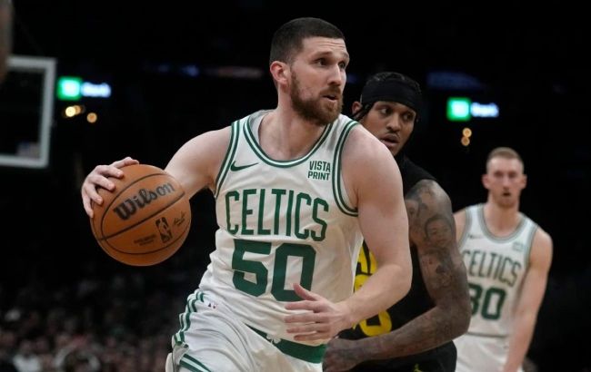 Михайлюк із крихтами часу долучився до розгромної перемоги "Бостона" в НБА: хайлайти українця