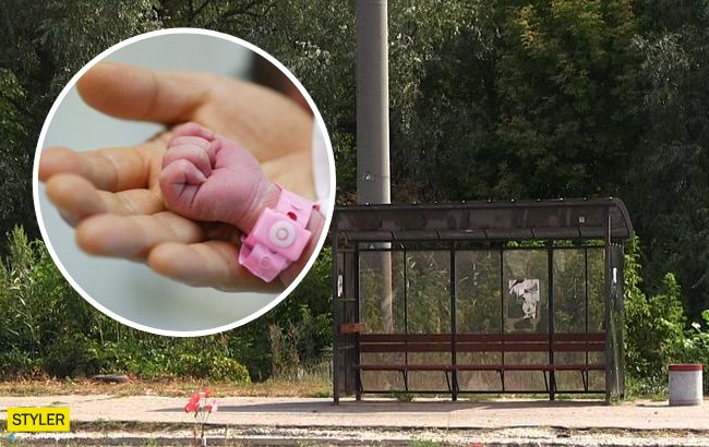 В Полтаве женщина родила на остановке и отказалась от малыша: известна причина