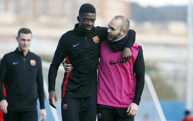 "Барселона" лишилась Дембеле еще на месяц