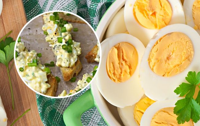 Яєчний салат на грінках: ідеальна закуска, коли гості вже на порозі