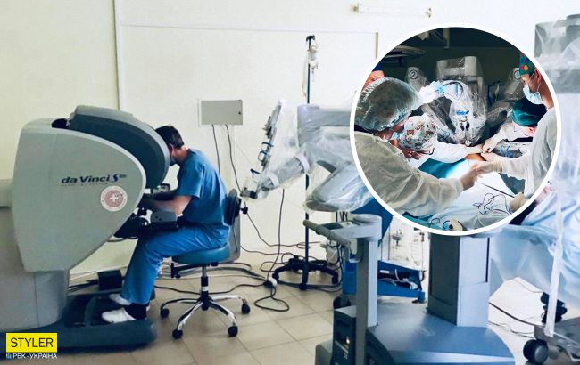 Во Львове провели фантастическую операцию: оперировал робот-хирург Da Vinci