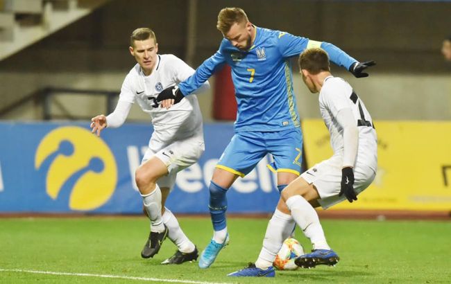 Сборная Украины минимально обыграла Эстонию в товарищеском матче